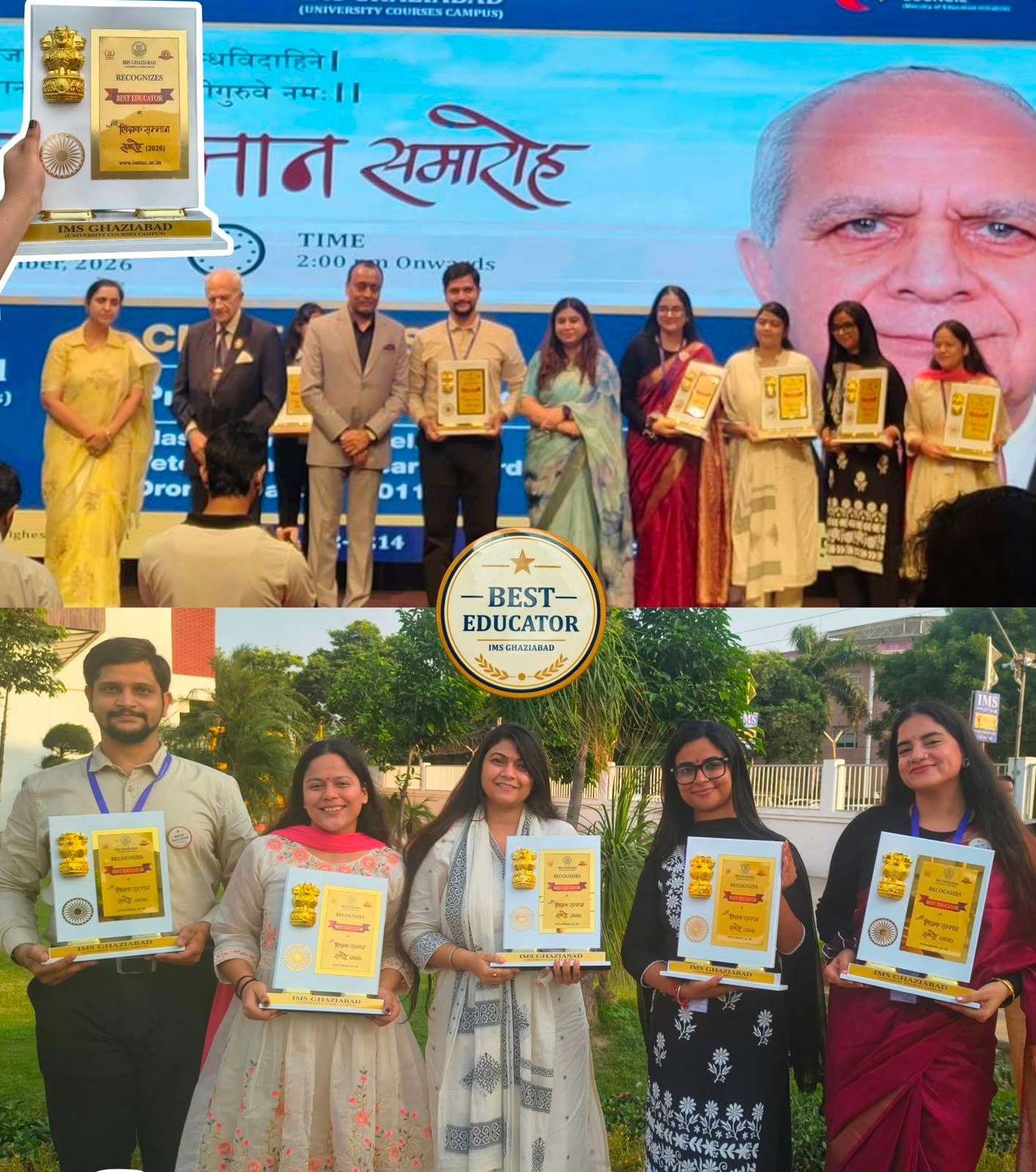 Greenfields educators honoured at Shikshak Samman Samaroh 2026