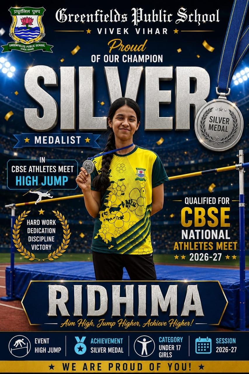 Greenfields student athletics achievement