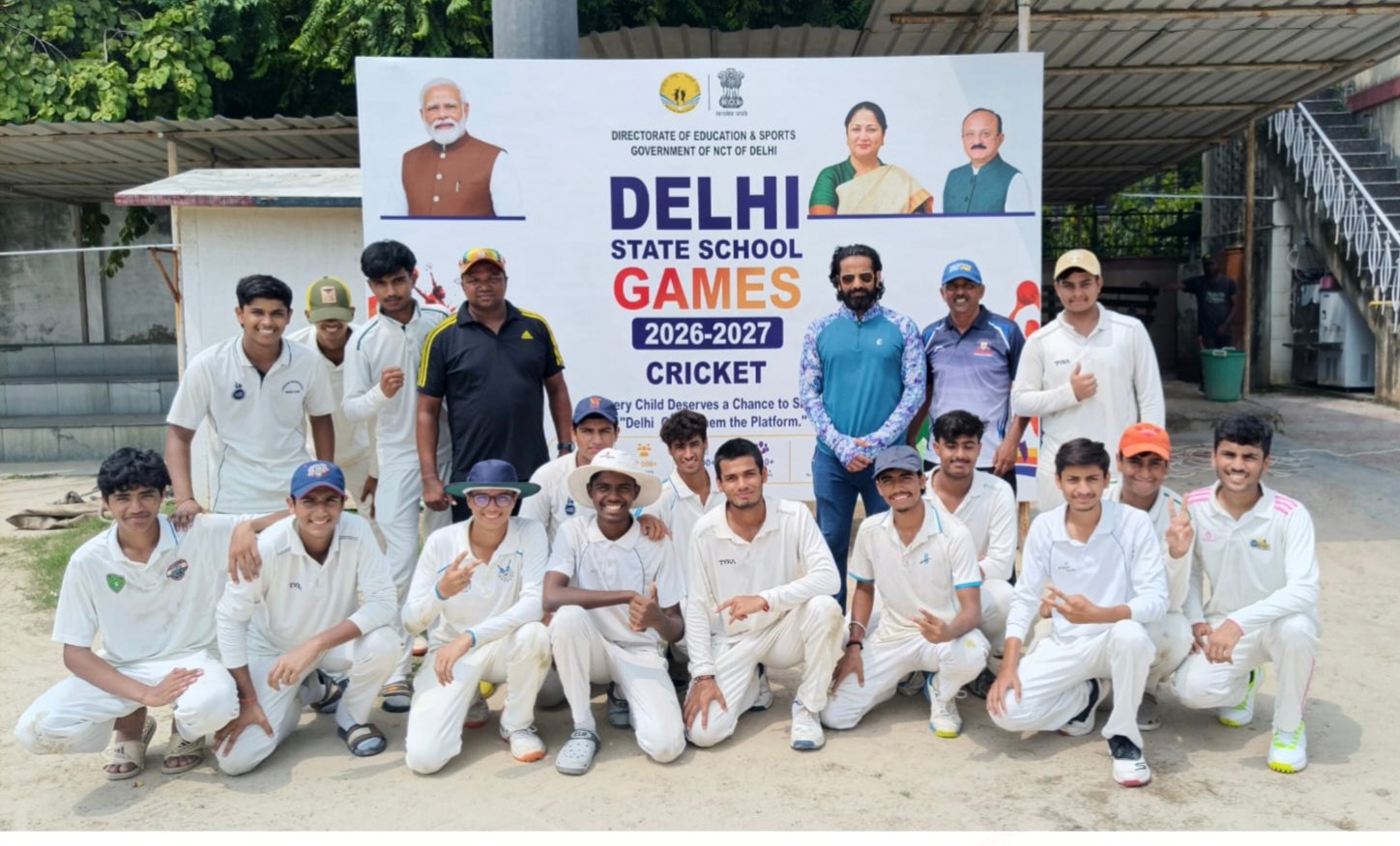 Greenfields school cricket team
